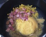 コーンスープ中華風〜作り方1写真
