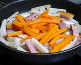 根菜マスタード甘味噌マヨソテ~作り方4写真