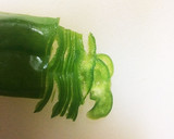 塩辛とピーマンのたまねぎ酢炒め☆作り方1写真
