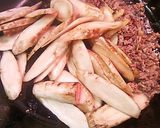 ごぼうとひき肉炒め作り方2写真