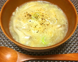 簡単とろとろ♡舞茸とえのきの生姜餡スープ作り方3写真