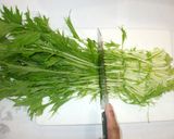 水菜と油揚げの蒸し鍋♪水を加えない簡単鍋作り方2写真