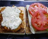 簡単！フライドチキンマヨサンド作り方1写真
