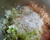 蓮根つくねのカレーきのこ餡♪作り方3写真