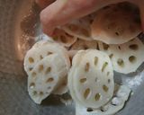 蓮根つくねのカレーきのこ餡♪作り方4写真