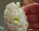 蓮根つくねのカレーきのこ餡♪作り方5写真