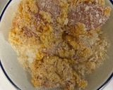 簡単　ポリ袋で衣付け　フライパンでチキンカツ作り方5写真