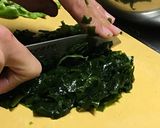 ウエスト締-食物繊維ピーマンワカメサラダ作り方2写真