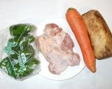 蓮根と鶏もも肉の簡単味噌煮♪ご飯がすすむ作り方1写真