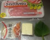 クイックフレッシュハムとチーズの包み揚げ作り方1写真