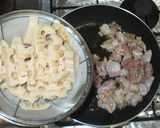 蓮根と鶏もも肉の簡単味噌煮♪ご飯がすすむ作り方7写真