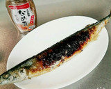 ☆さんまの塩焼きdeｻﾗﾀﾞｽﾊﾟ☆作り方1写真