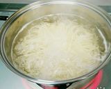 ☆さんまの塩焼きdeｻﾗﾀﾞｽﾊﾟ☆作り方3写真