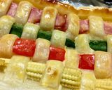 魚焼きグリルで♡鮮やか編みベジチーズパイ作り方17写真