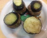 お弁当用に…茄子と挽き肉のはさみ蒸し作り方7写真