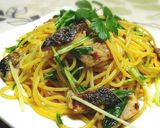 旨味たっぷり♪生サンマのアンチョビパスタ作り方7写真
