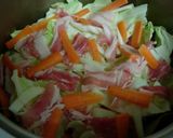 豚肉ともやしの蒸し煮作り方2写真