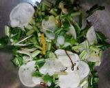味噌雑炊と塩漬け(血管ダイエット987)作り方3写真