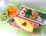 時短簡単節約☆愛情オムライス弁当♪作り方8写真