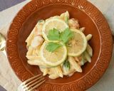 ベビーほたての豆乳レモンクリームパスタ作り方9写真