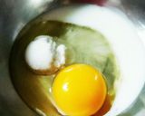 たまご1コ、レンジで(甘い)たまごやき作り方2写真