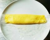 たまご1コ、レンジで(甘い)たまごやき作り方5写真