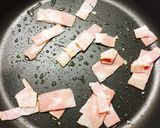 【簡単】水菜とベーコンの和風パスタ作り方4写真