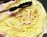 【簡単】水菜とベーコンの和風パスタ作り方5写真