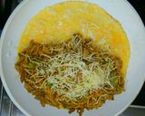 スプーンで食べやすいオムチー焼きそば作り方5写真