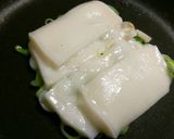 餅ねぎ焼き☝お好み焼風ソース味♪もち消費作り方6写真