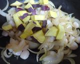 簡単♪帆立貝＆さつま芋✿カレー風味ドリア作り方8写真