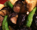 揚げ焼きナスとししとうの煮浸し作り方8写真