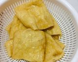 簡単おいなりさん。調味料は醤油・砂糖・酒作り方4写真