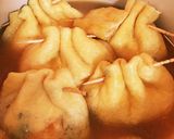 卵の巾着 味噌煮作り方7写真