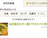 ねぎ塩だれで☆豚バラキャベツ丼。作り方12写真