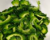 レンジ鶏deゴーヤサラダ作り方5写真