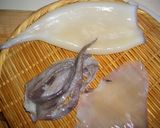 粒々蓮根が入ったイカ団子作り方1写真