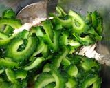レンジ鶏deゴーヤサラダ作り方7写真