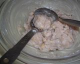 粒々蓮根が入ったイカ団子作り方5写真