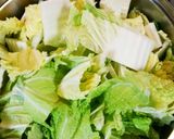 白菜としみ豆腐の油炒め作り方1写真