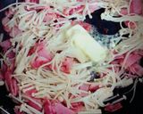 えのきとベーコンのバター炒め作り方5写真