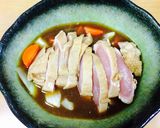 すき焼き煮汁リメイク柔らか鶏胸肉筑前煮風作り方3写真