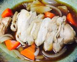 すき焼き煮汁リメイク柔らか鶏胸肉筑前煮風作り方4写真