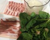 ほうれん草と豚肉のみぞれミルフィーユ鍋作り方1写真