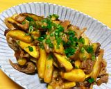 鶏肉とさつまいもの甘辛炒め作り方10写真