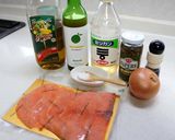 カラマンシー香る簡単「サーモンマリネ」作り方1写真