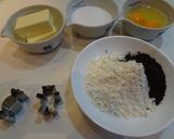 どこを切ってもくまちゃんパウンドケーキ作り方1写真