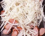 【節約】大根の皮でナポリタン風炒め物♪作り方3写真