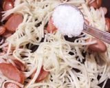 【節約】大根の皮でナポリタン風炒め物♪作り方4写真