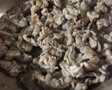 柿と豚肉の秋色炒め作り方4写真